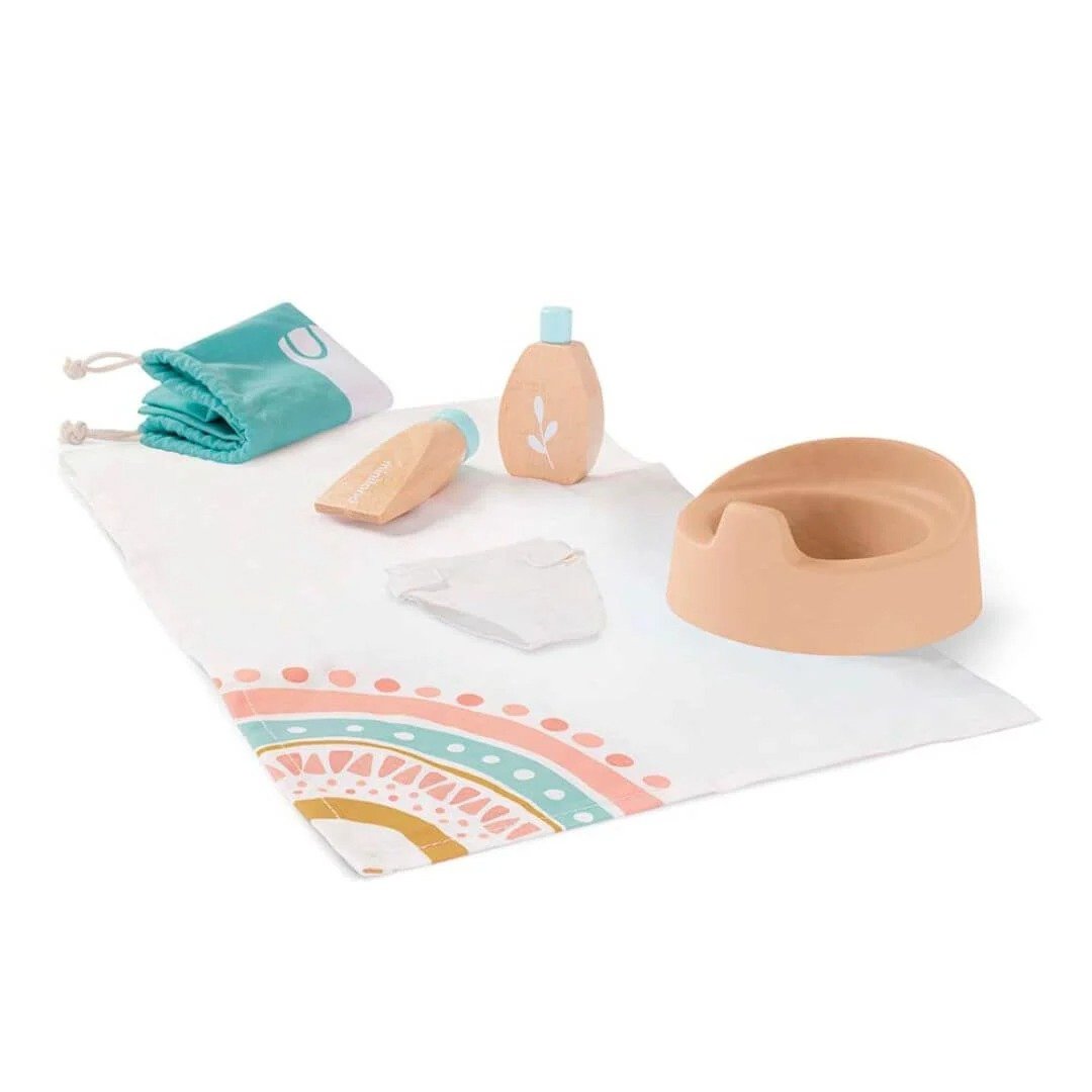 imgi_158_miniland-wooden-doll-care-set Wooden Doll Care Set - Image 1