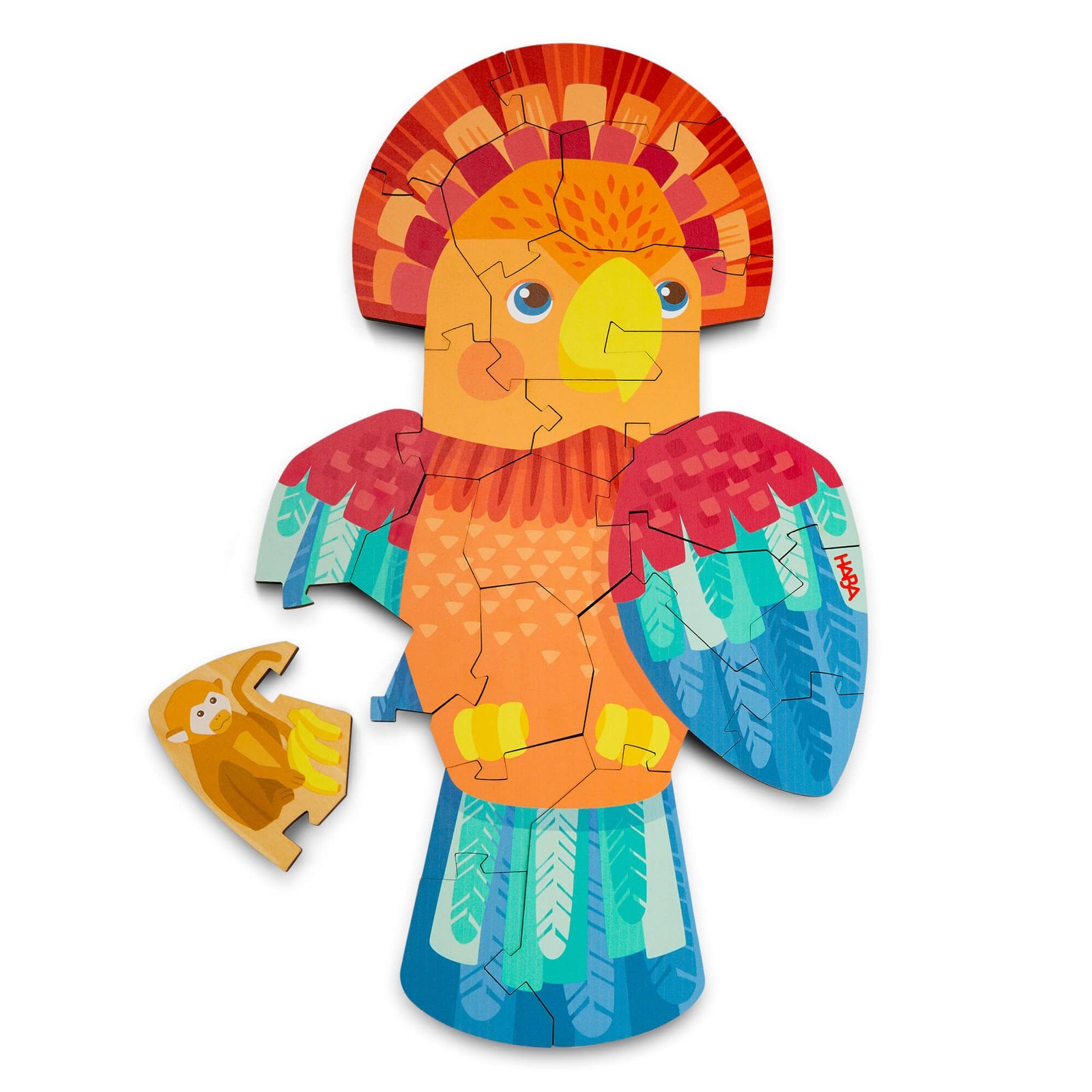 imgi_264_puzzle-parrot-2011453001-1_33fd0aba-f08d-47da-8d6a-608da74c76bc (1) Parrot 2-in-1 Wooden Puzzle - Image 1